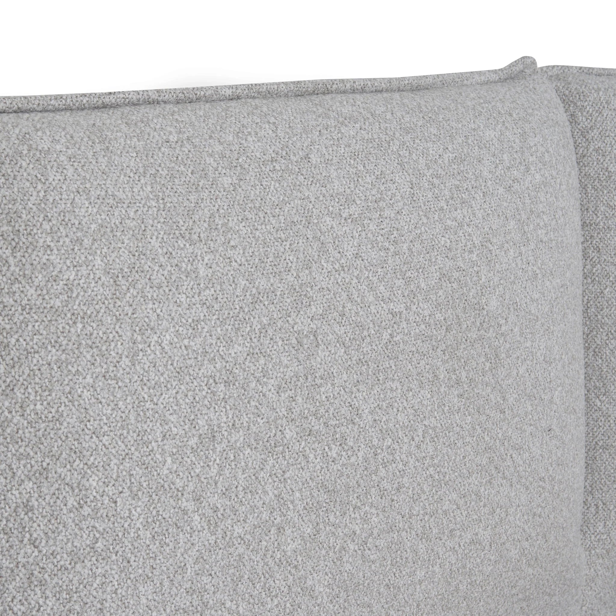 Telora Fabric Queen Bed Frame - Clay Grey