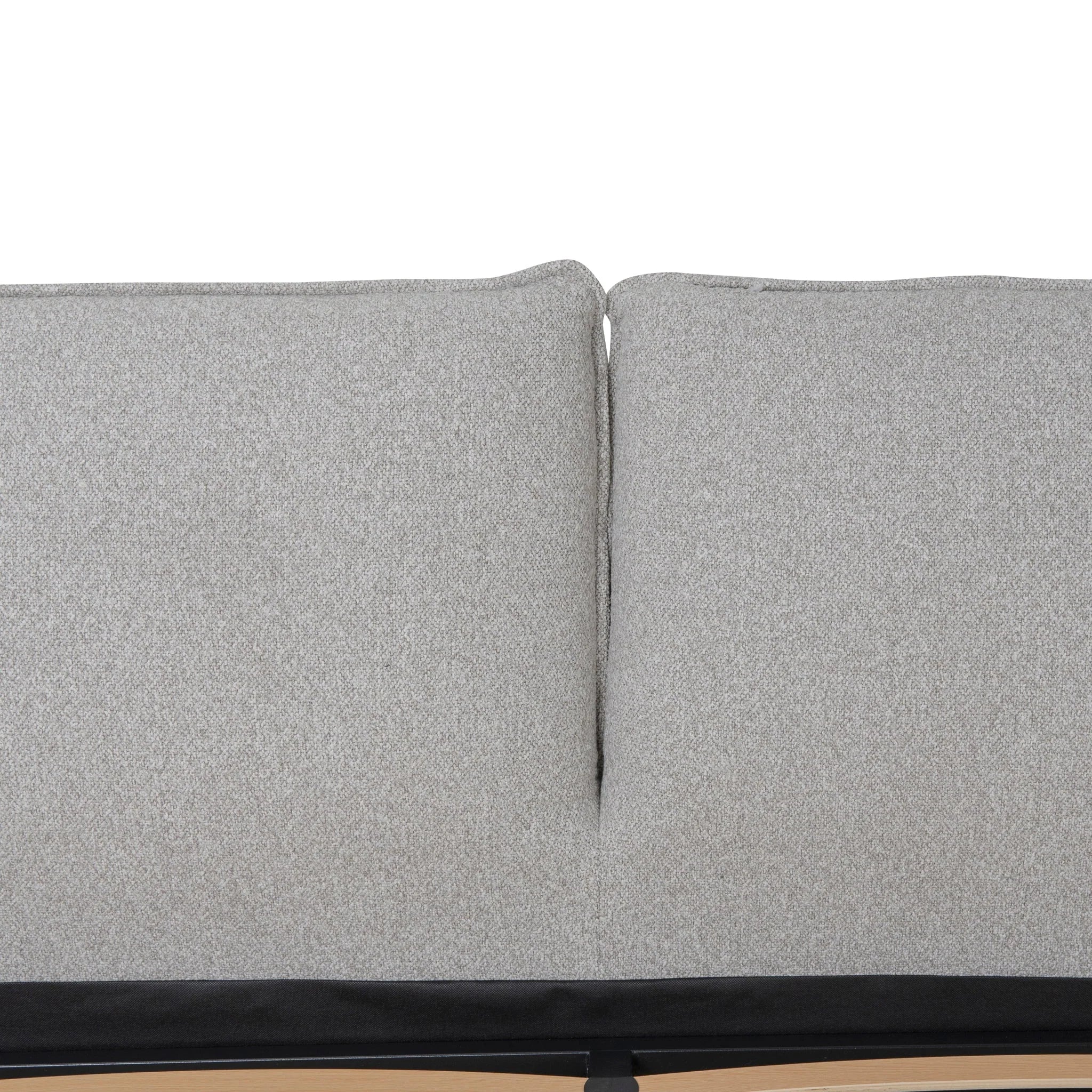 Telora Fabric Queen Bed Frame - Clay Grey