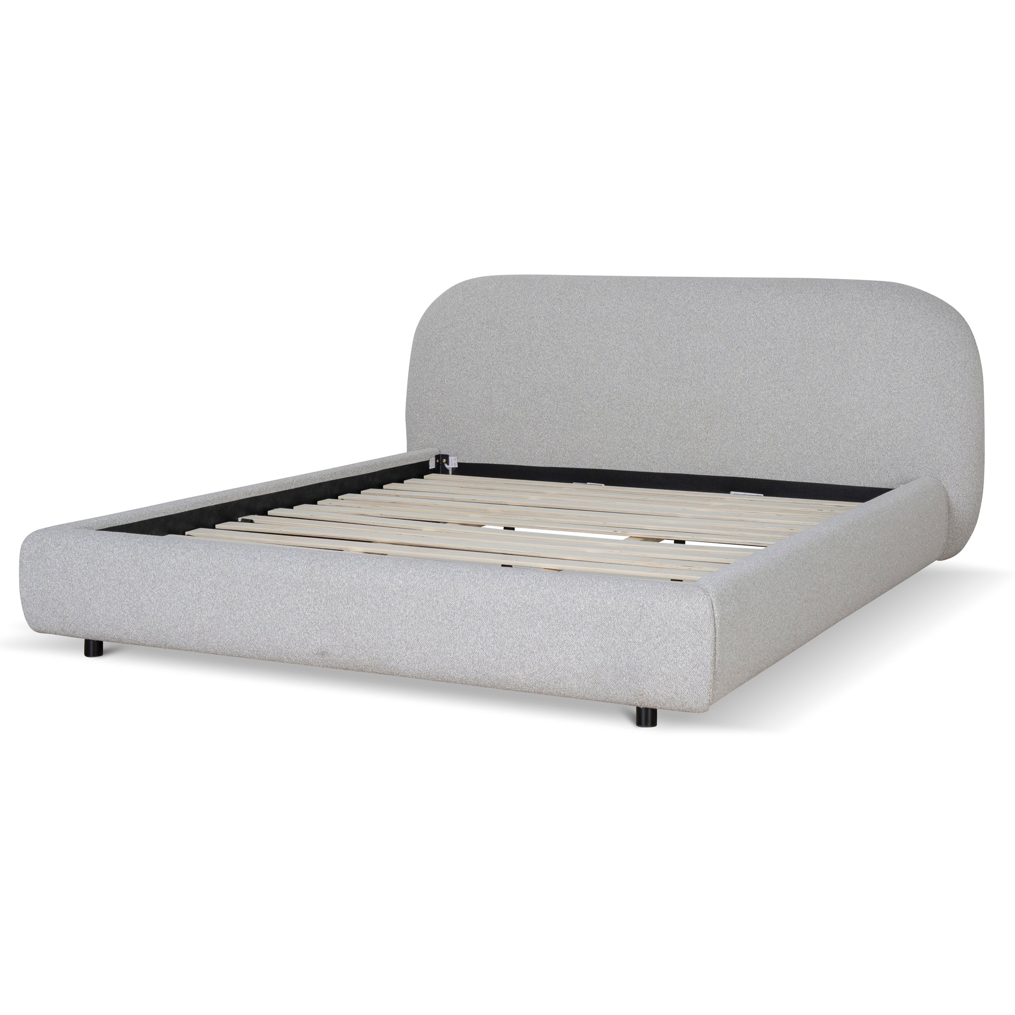 Queen Bed Frame - Clay Grey - Cedar