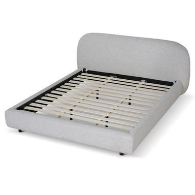 Showcasing Kanosena King Bed Frame - Clay Grey BD8829-YO Bed Frame by Calibre Furniturs