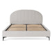 Fabric Queen Bed Frame - Clay Grey - image 2