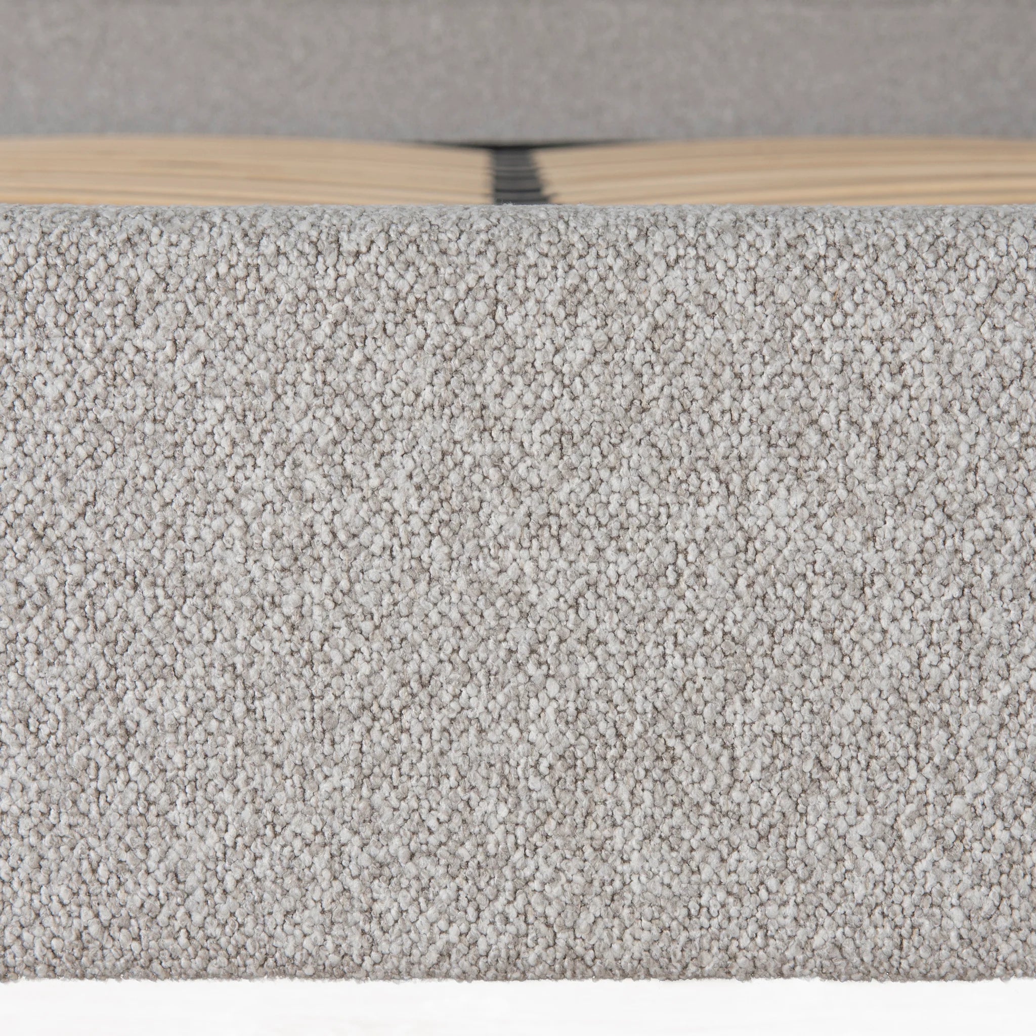 Benemila Fabric Queen Bed Frame - Clay Grey