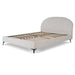 Showcasing Benemila Fabric Queen Bed Frame - Clay Grey BD8831-YO Bed Frame by Calibre Furniturs