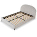 Fabric Queen Bed Frame - Clay Grey - image 3