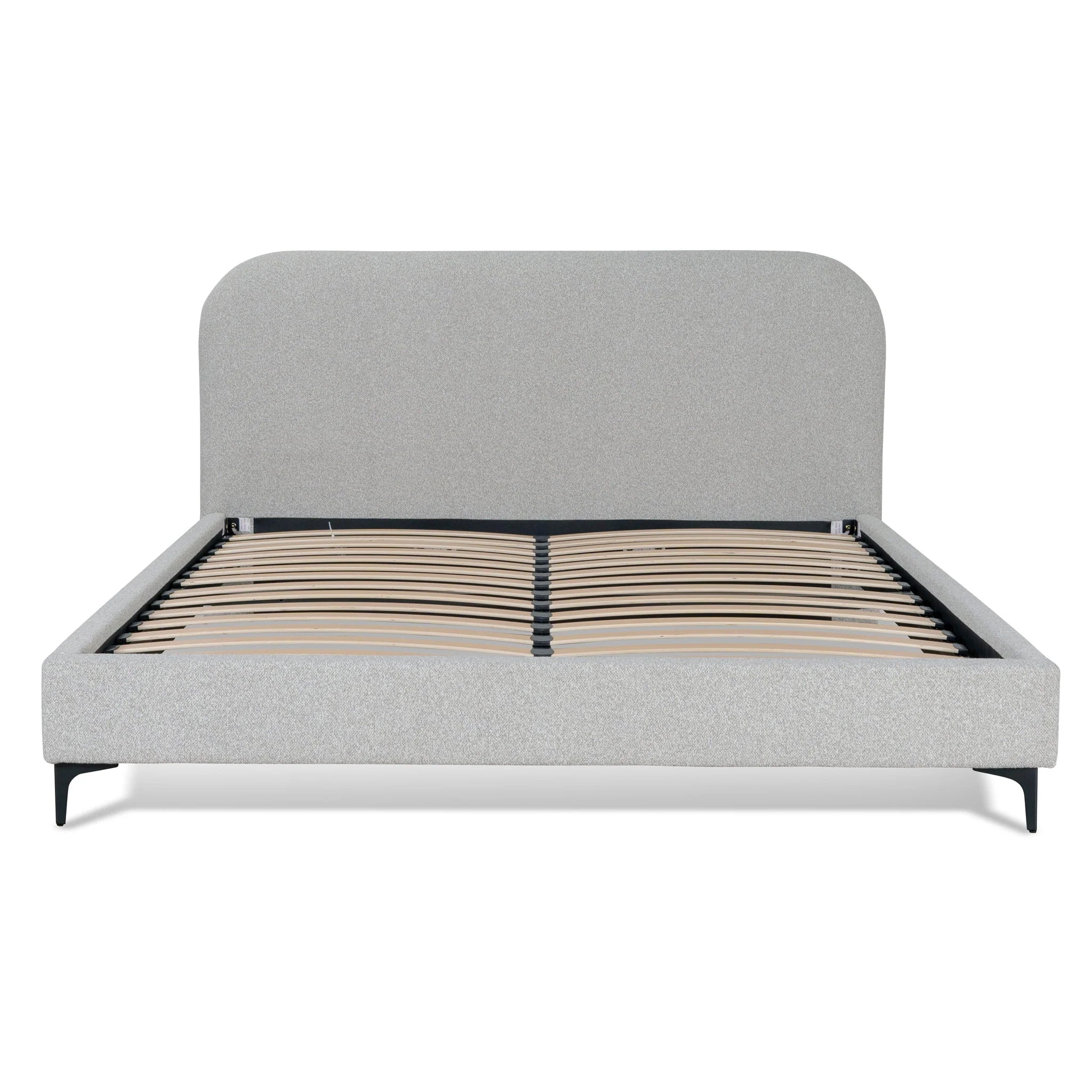 Showcasing Cegala King Bed Frame - Clay Grey BD8835-YO Bed Frame by Calibre Furniturs