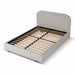Showcasing Setamila King Bed Frame - Clay Grey BD8830-YO Bed Frame by Calibre Furniturs