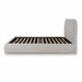Fabric Queen Bed Frame - Clay Grey - image 4