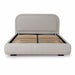 Fabric Queen Bed Frame - Clay Grey - image 2