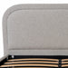 Fabric Queen Bed Frame - Clay Grey - image 8