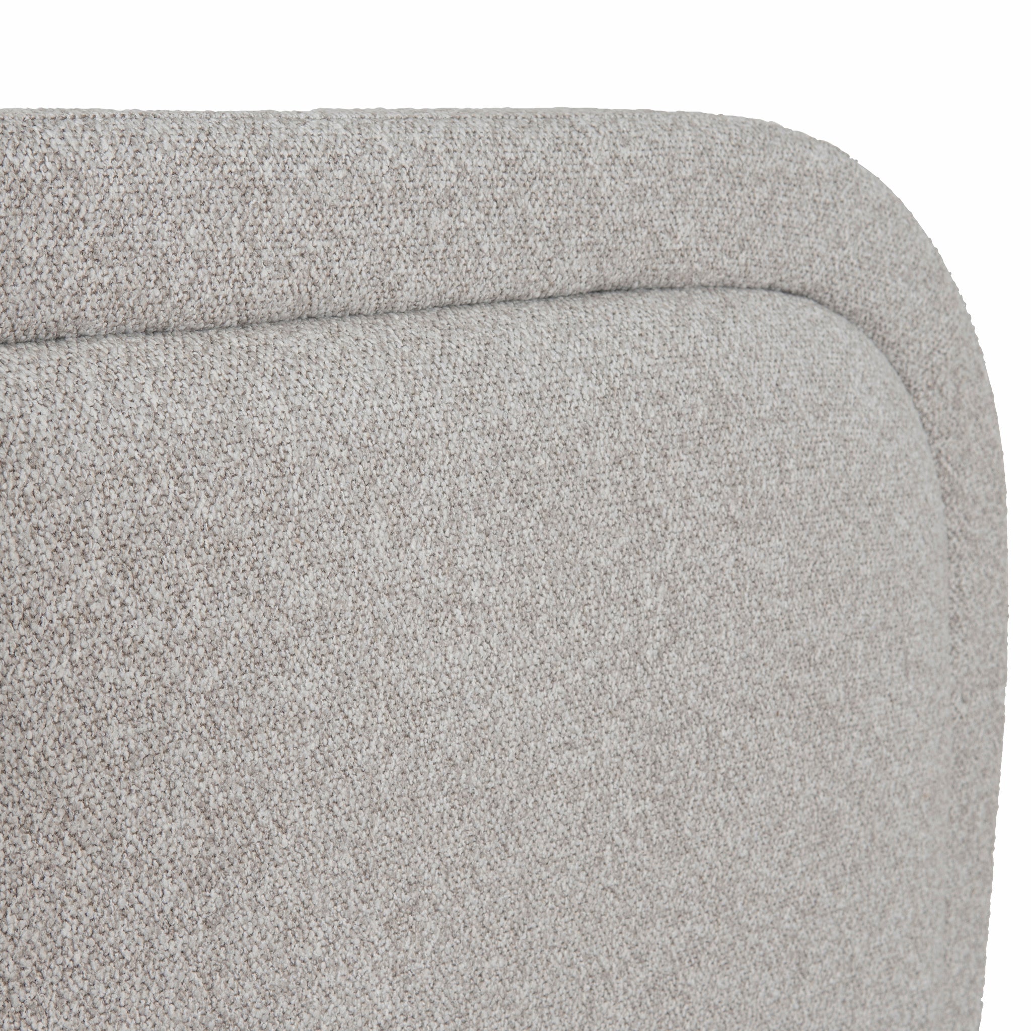 Fabric Queen Bed Frame - Clay Grey - image 10