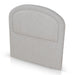 Showcasing Dosaro Single Bedhead - Clay Grey BH10224-YO Bedhead by Calibre Furniturs