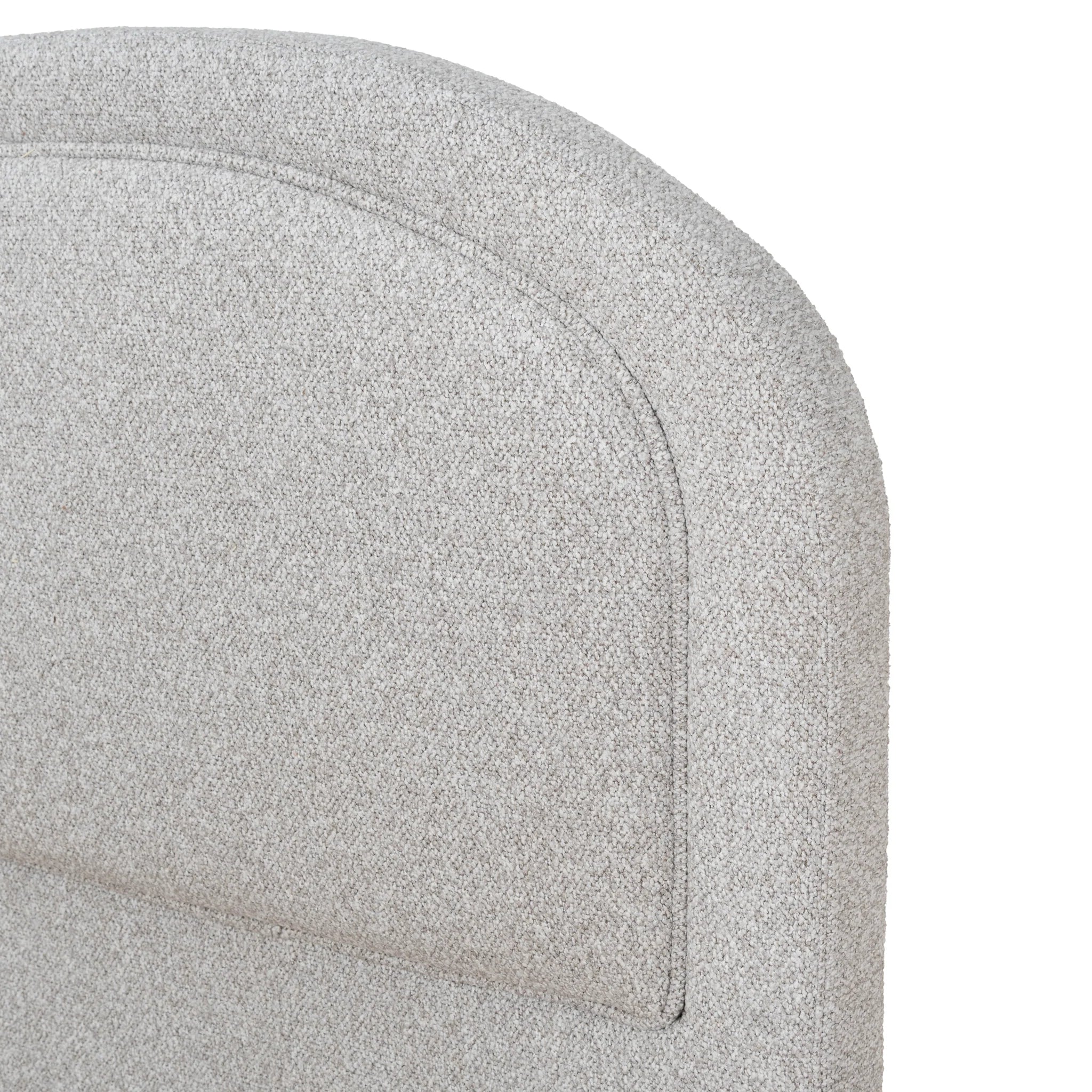 Dosaro Single Bedhead - Clay Grey