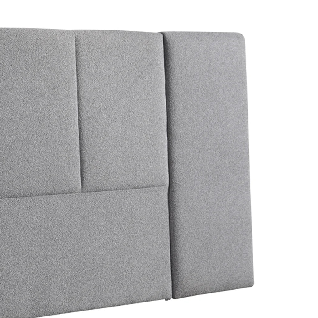 Showcasing Sarasena King Bedhead - Storm Grey BH10504-YO Bedhead by Calibre Furniturs