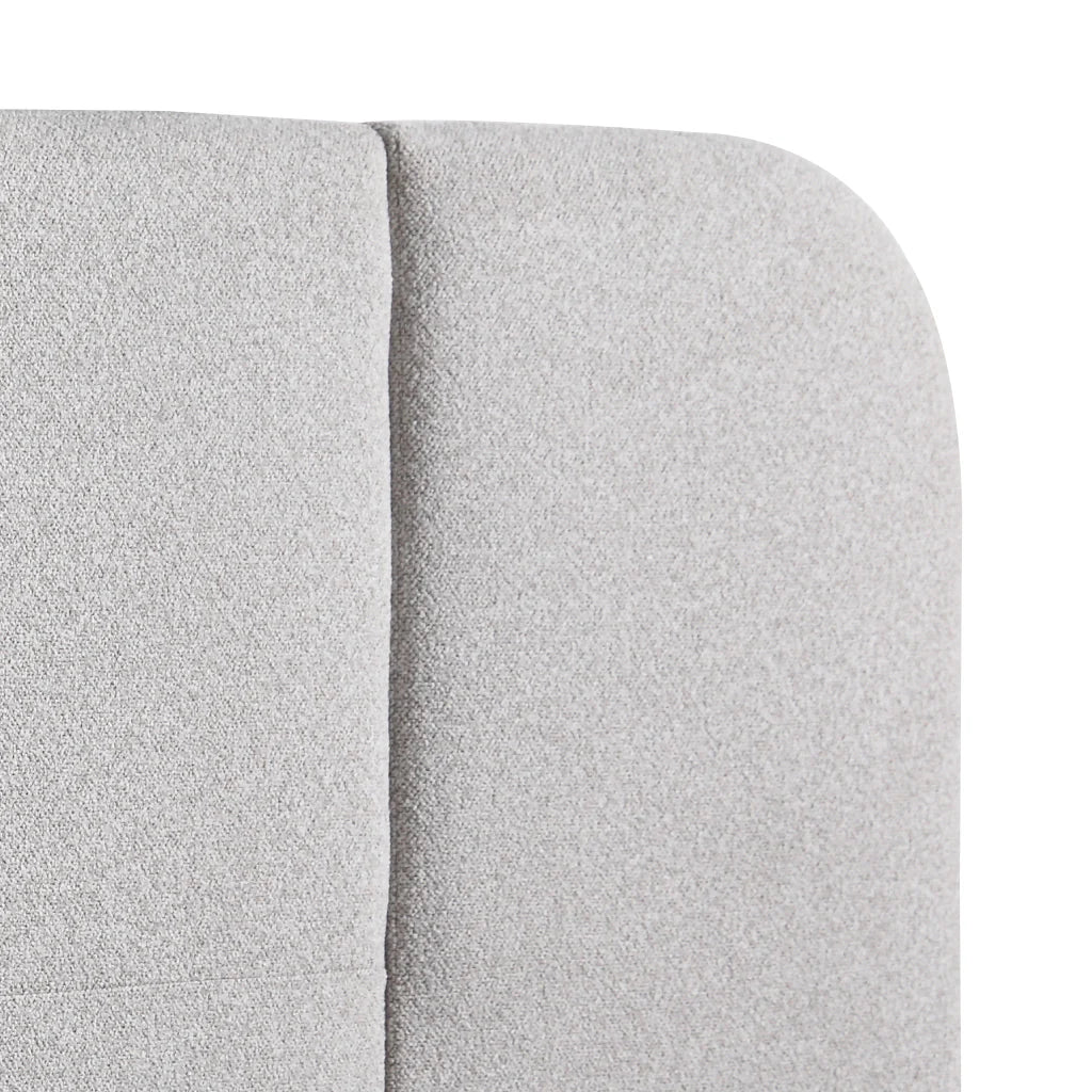 Misavana Queen Bedhead - Clay Grey