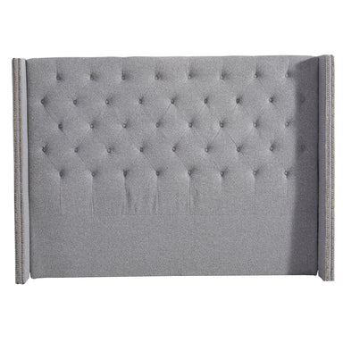 Showcasing Nolera Queen Bedhead - Storm Grey BH8821-YO Bedhead by Calibre Furniturs