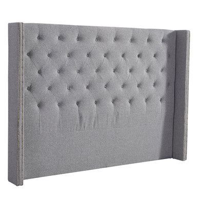 Showcasing Nolera Queen Bedhead - Storm Grey BH8821-YO Bedhead by Calibre Furniturs