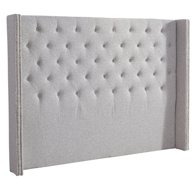 Showcasing Dimilo Queen Bedhead - Clay Grey BH8820-YO Bedhead by Calibre Furniturs