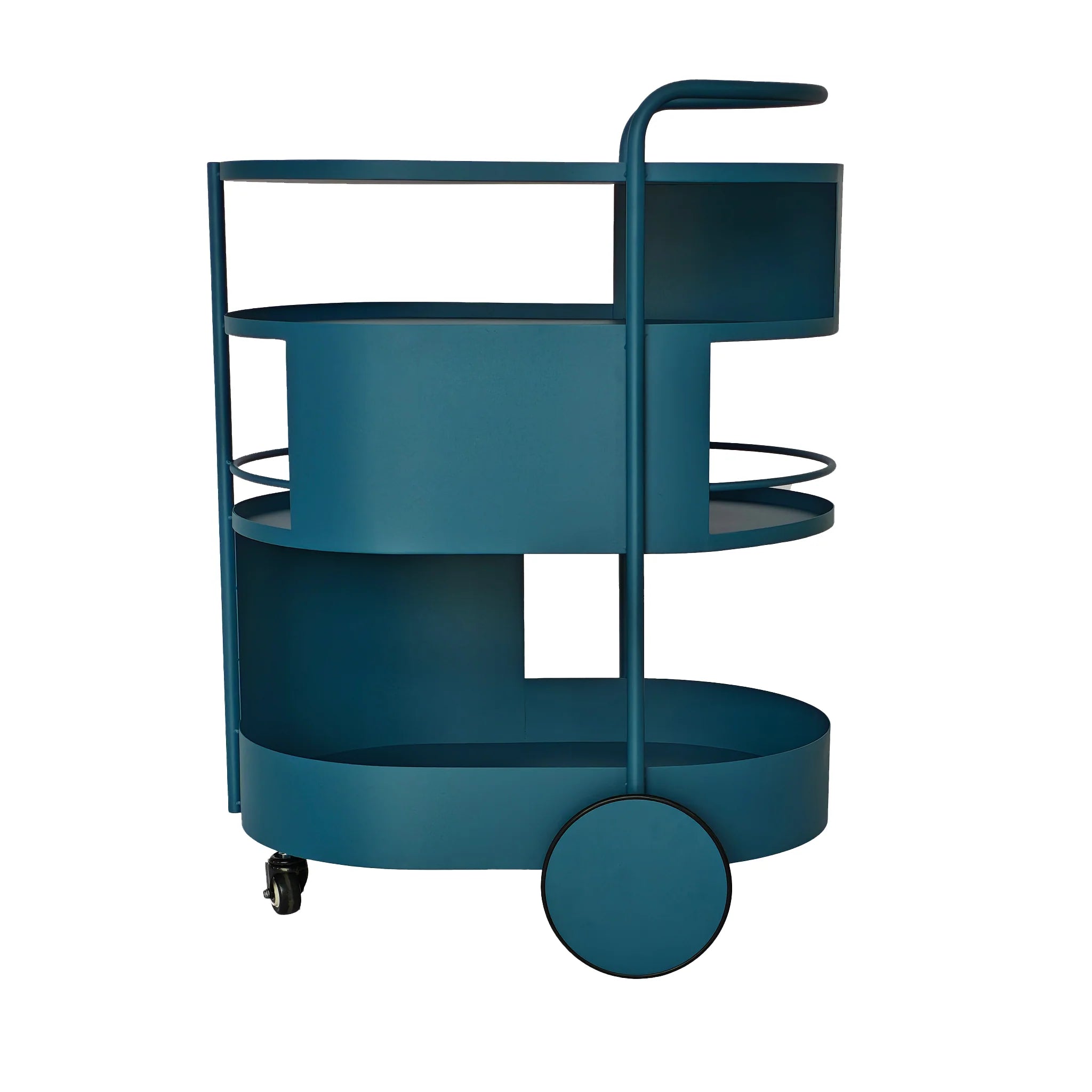 Katalora 63cm Bar Cart - Navy Blue