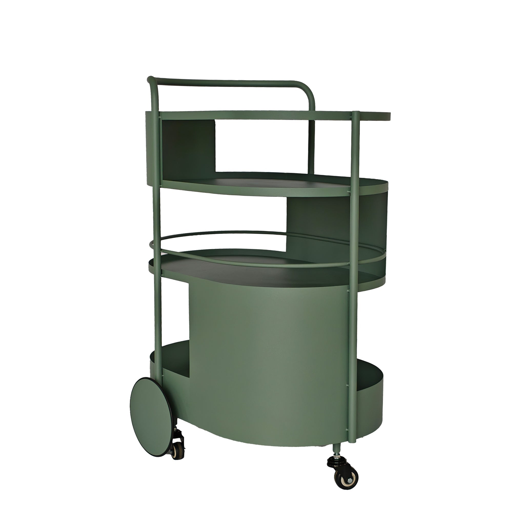 63cm Bar Cart - Sage Green - image 8