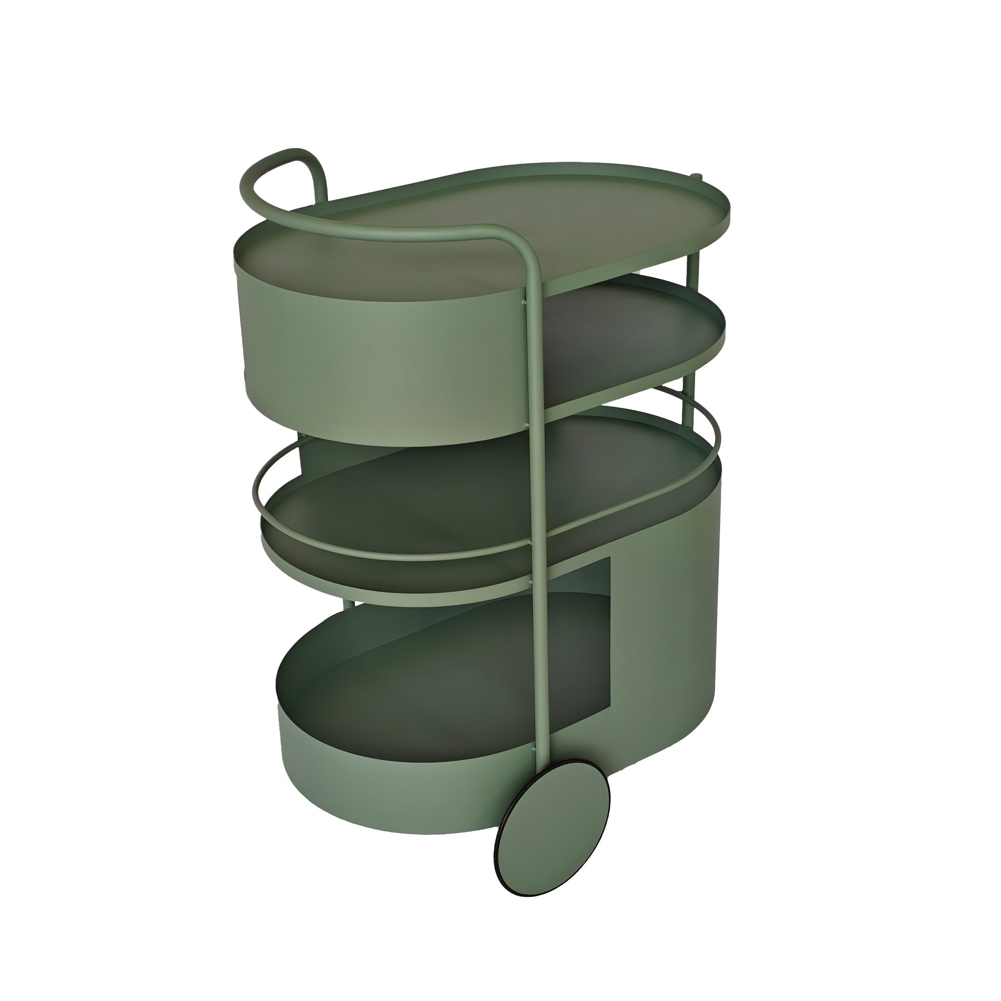 CBR12064-BC 63cm Bar Cart - Sage Green