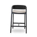 Black Bar Stool - Grey Seat - image 4