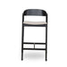 Black Bar Stool - Grey Seat - image 5