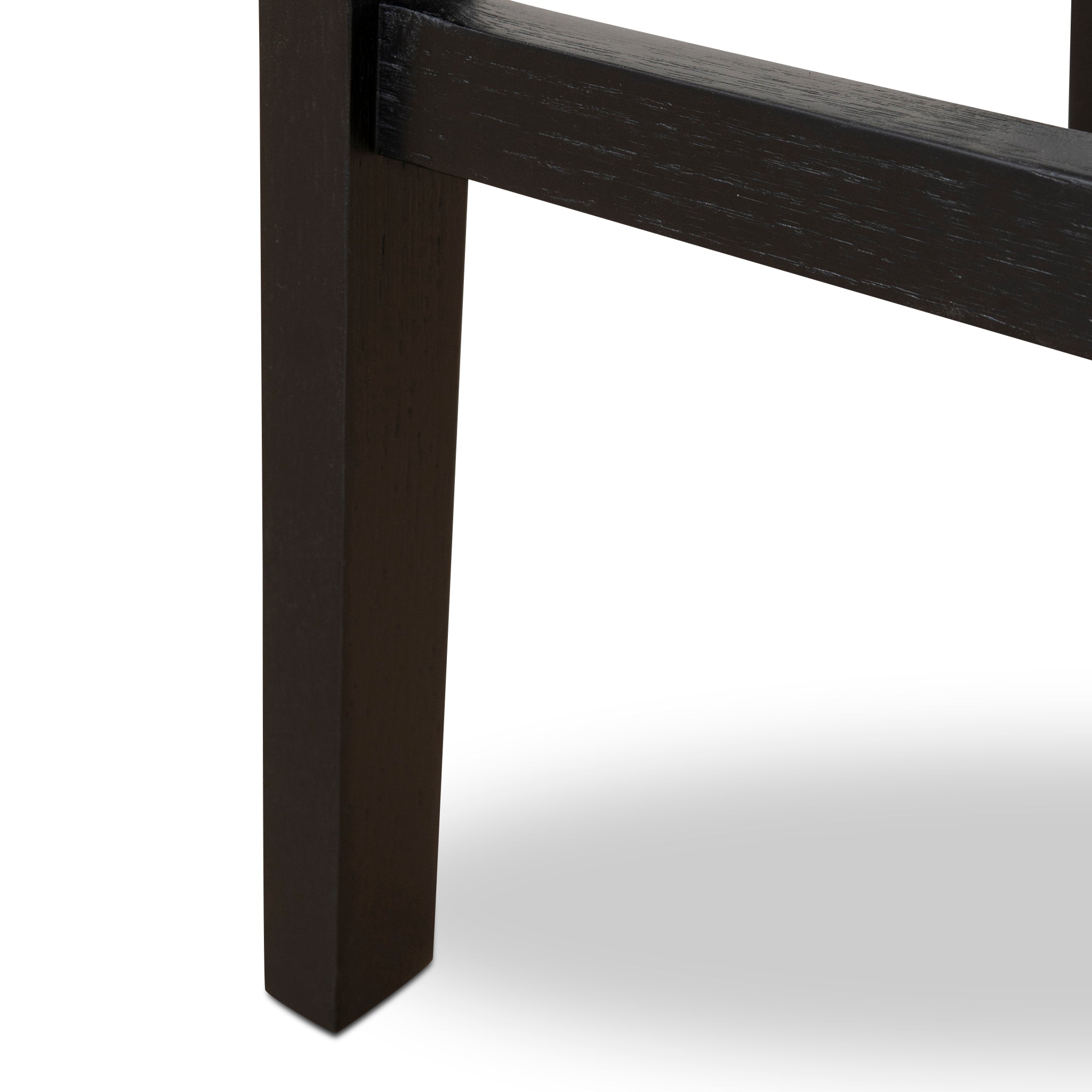 Black Bar Stool - Grey Seat - image 9