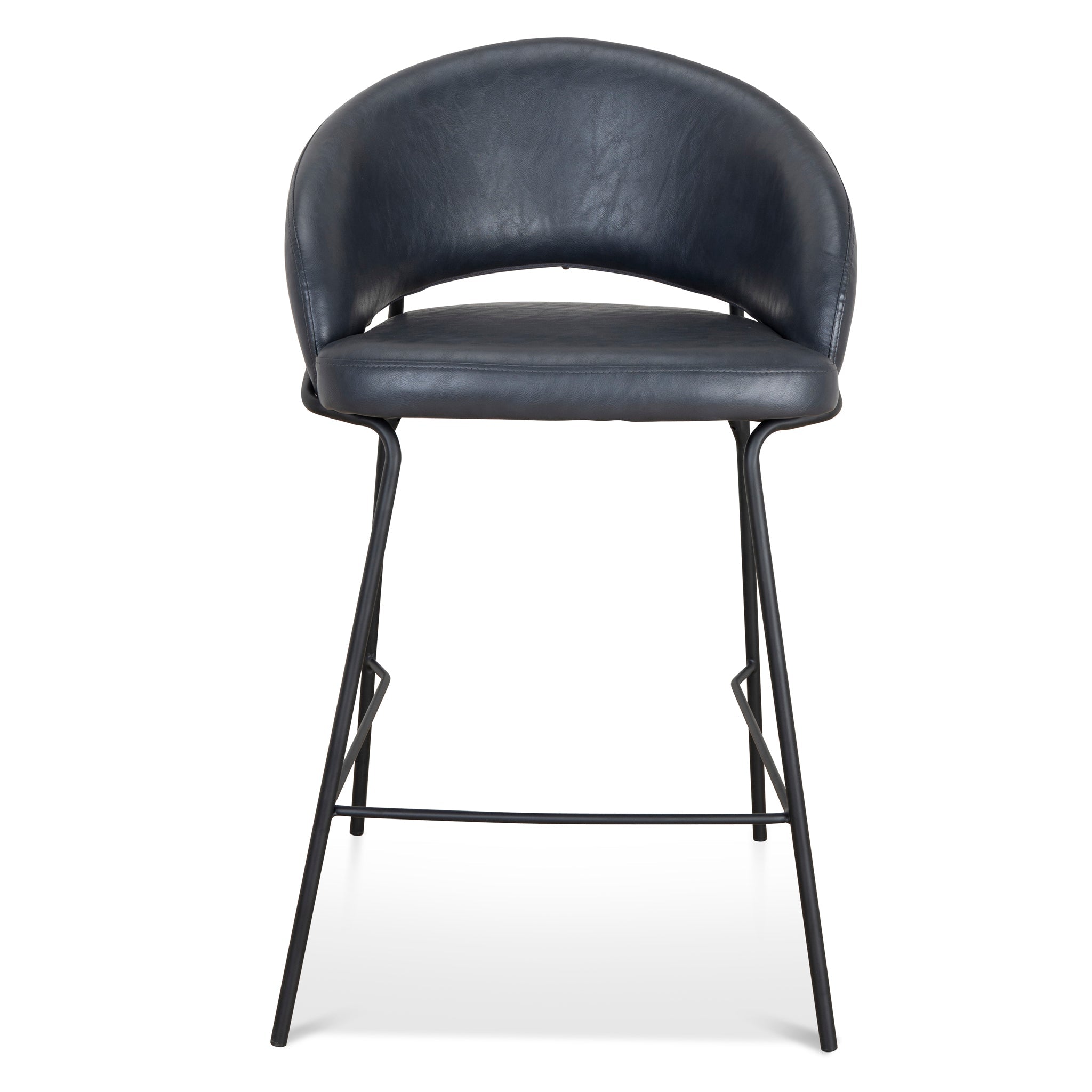 Fabric Bar Stool - Full Black (Set of 2) - image 3