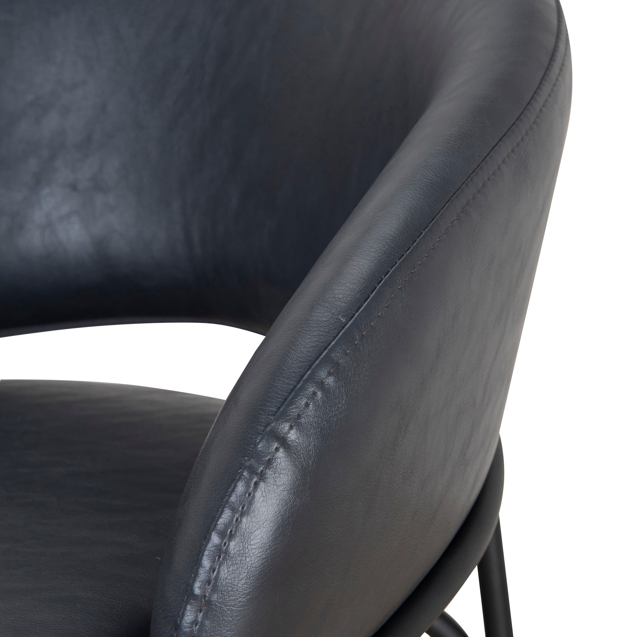 Fabric Bar Stool - Full Black (Set of 2) - image 10