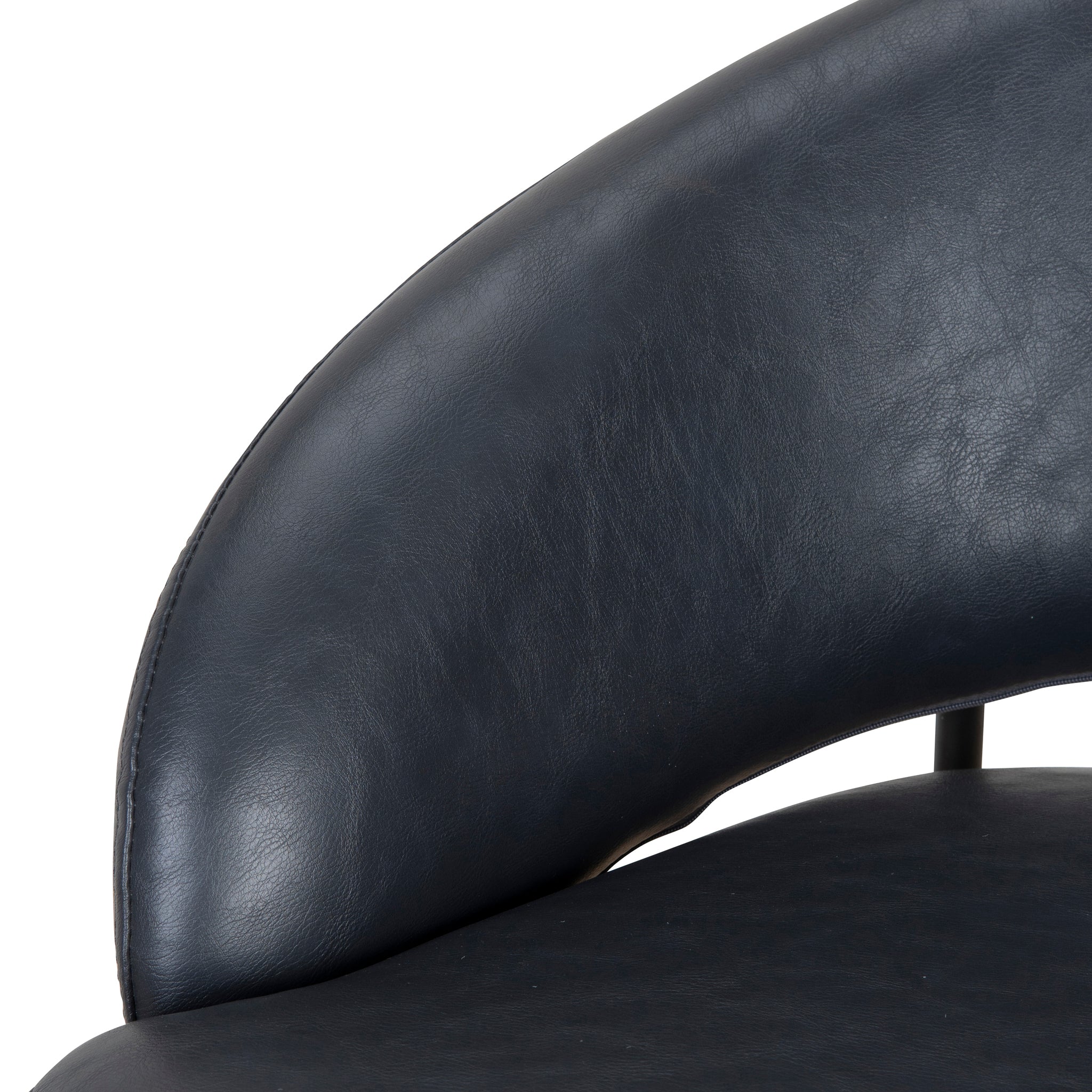 Fabric Bar Stool - Full Black (Set of 2) - image 9