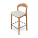 65cm Natural Bar Stool - Beige (Set of 2) - image 5