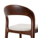 65cm Dark Brown Bar Stool - Beige (Set of 2) - image 9