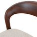 65cm Dark Brown Bar Stool - Beige (Set of 2) - image 10