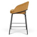 Black Bar Stool - Orange Gold Seat (Set of 2) - image 4