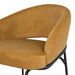 Black Bar Stool - Orange Gold Seat (Set of 2) - image 9