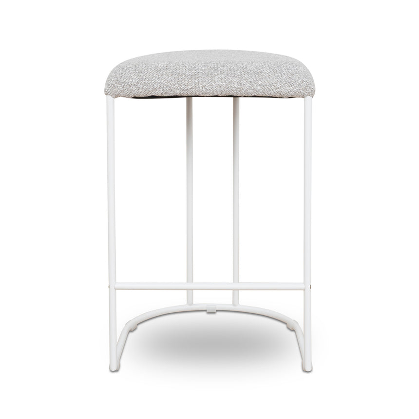 White Bar Stool - Clay Grey (Set of 2)