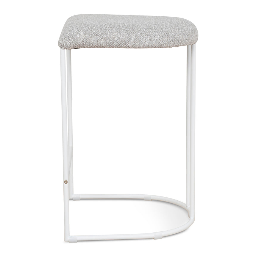 White Bar Stool - Clay Grey (Set of 2)