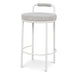Showcasing Datala 65cm White Bar Stool - Clay Grey (Set of 2) BS10315-FHx2 Bar Stool by Calibre Furniturs