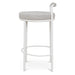 65cm White Bar Stool - Clay Grey (Set of 2) - image 5