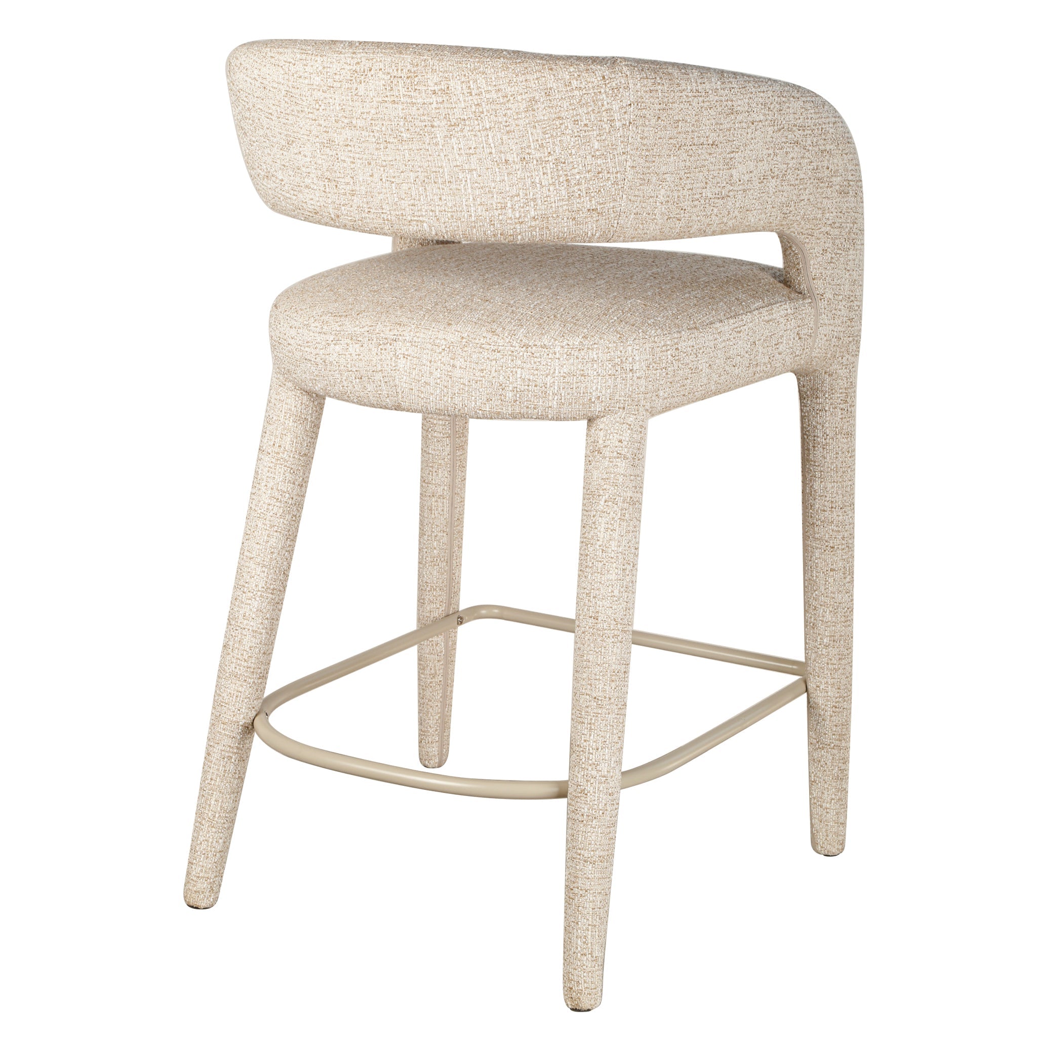 65cm Bar Stool - Pale Beige