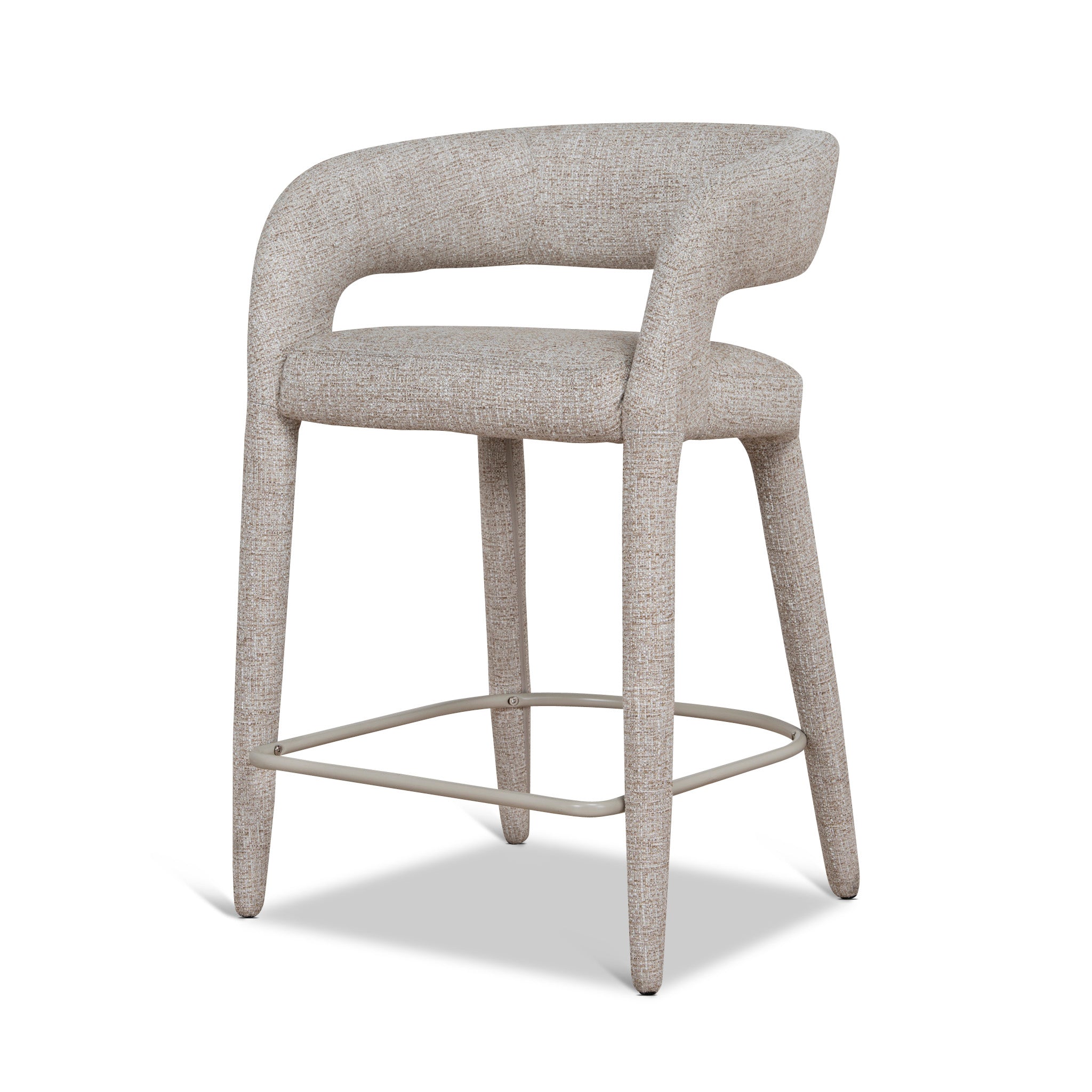 65cm Bar Stool - Pale Beige