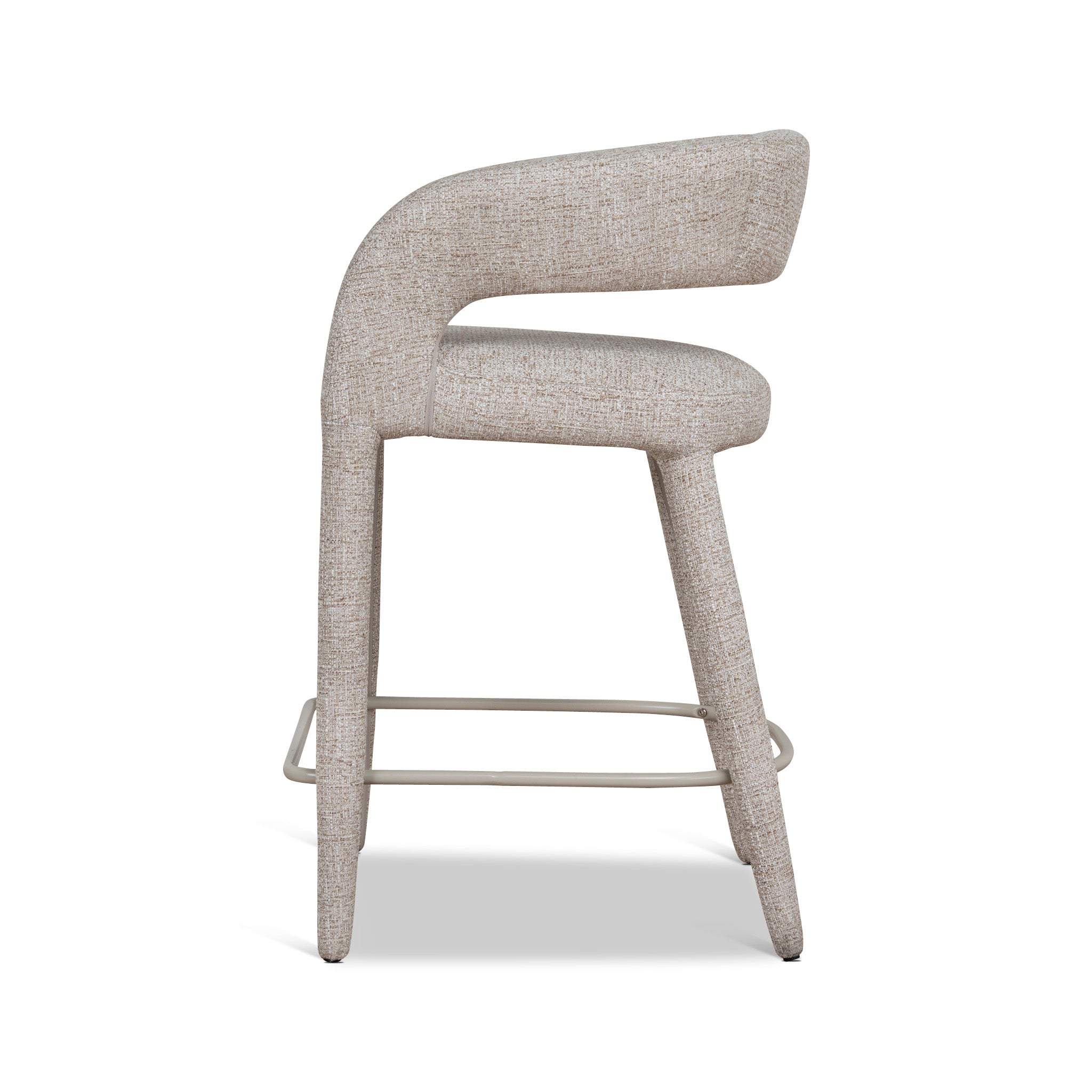 65cm Bar Stool - Pale Beige