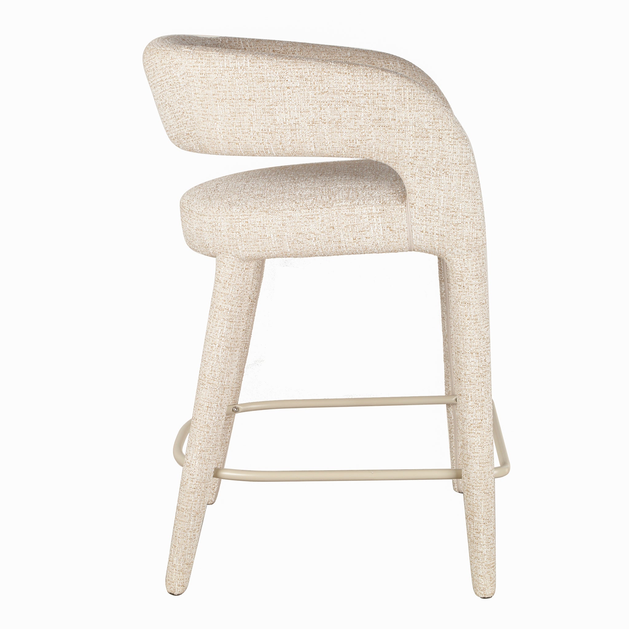 65cm Bar Stool - Pale Beige - image 4