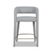65cm Bar Stool - Chrome Grey - image 2