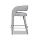 65cm Bar Stool - Chrome Grey - image 3