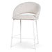 White Bar Stool - Pale Beige (Set of 2) - image 2