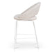 White Bar Stool - Pale Beige (Set of 2) - image 4