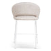 White Bar Stool - Pale Beige (Set of 2) - image 6