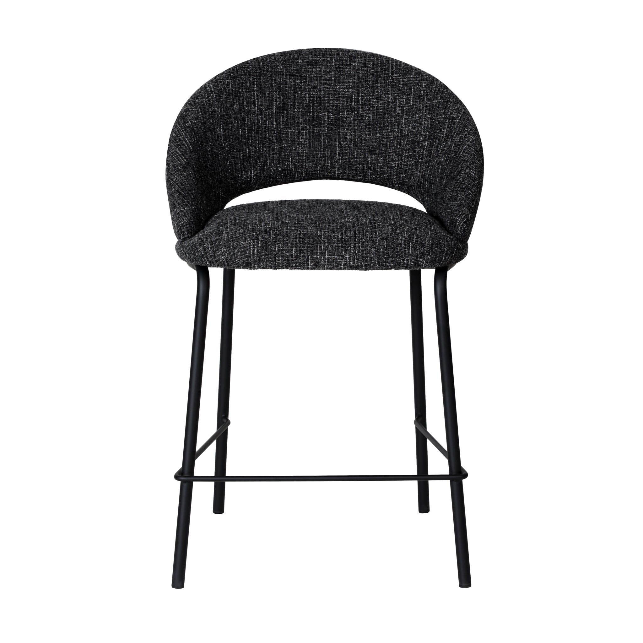Black Bar Stool - Field Charcoal (Set of 2) - image 3