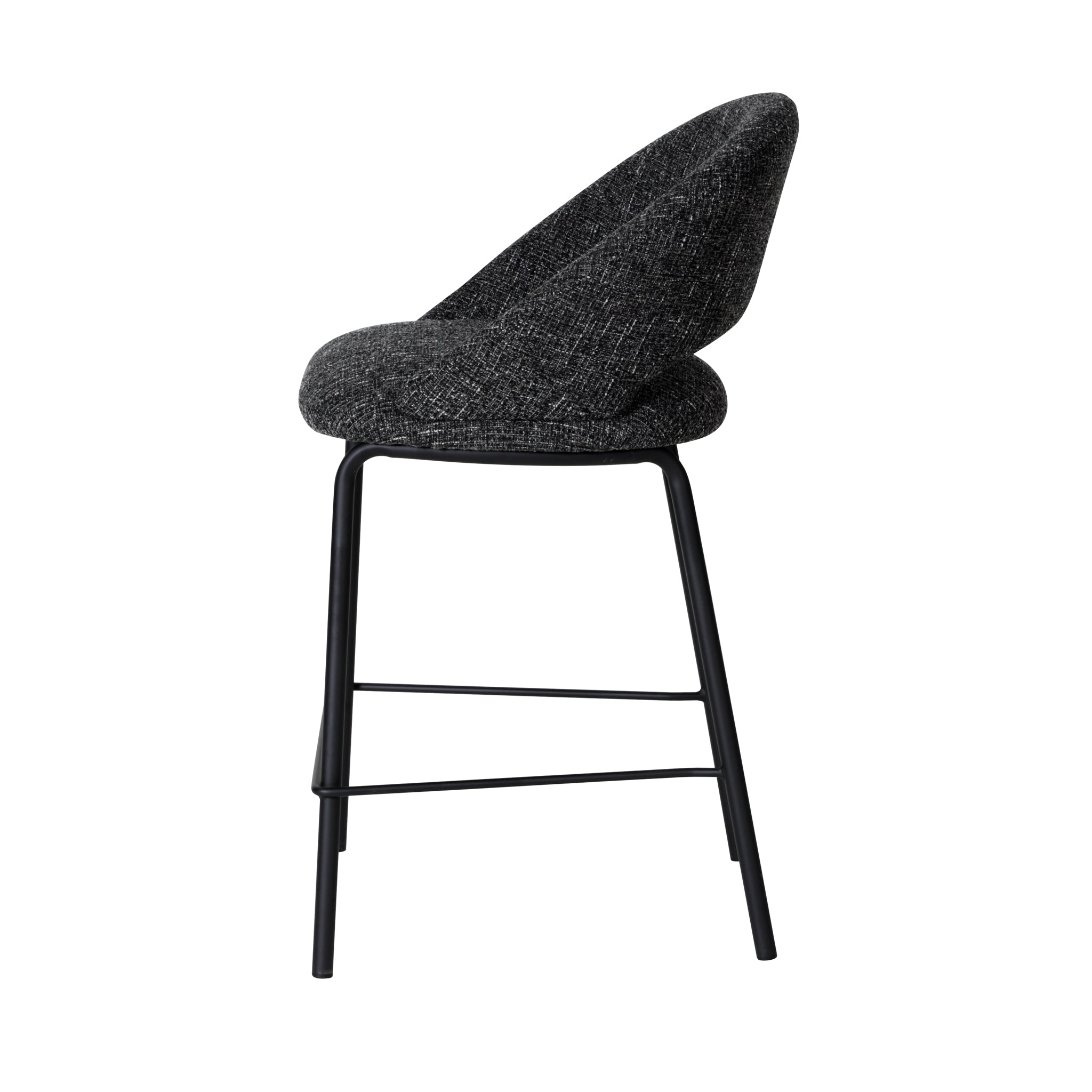 Black Bar Stool - Field Charcoal (Set of 2) - image 5